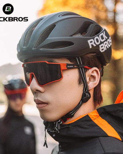 ROCKBROS Polarized Photochromic Glasses Cycling Sunglasses Outdoor Sports UV400 MTB Road Women Men Bicycle Goggles Adjustable