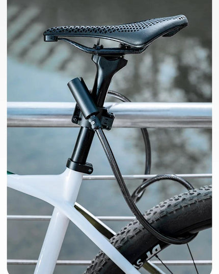 ROCKBROS Bicycle Lock Portable Anti-theft Zinc Alloy Multifunctional Cable Lock MTB Road Cycling Motorcycle Bike Accessories