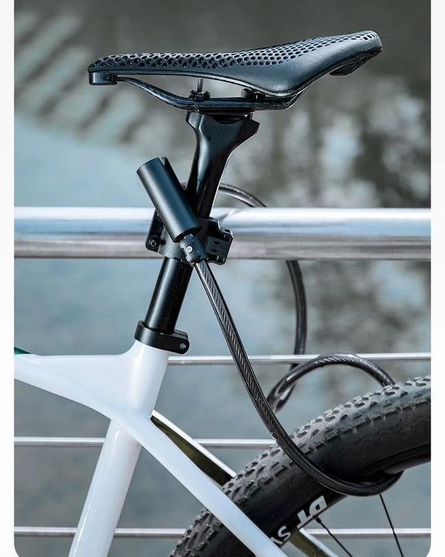 ROCKBROS Bicycle Lock Portable Anti-theft Zinc Alloy Multifunctional Cable Lock MTB Road Cycling Motorcycle Bike Accessories