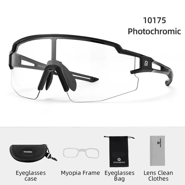 ROCKBROS Cycling Glasses Polarized UV400 Protection Bicycle Sunglasses Men Women Photochromic MTB Road Bicycle Goggles Eyewear