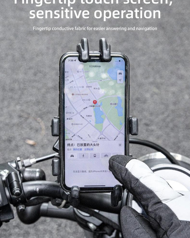 ROCKBROS Warm Heated Gloves Snowmobile Gloves With 3 Levels 4000mAh Rechargeable Battery Powered Electric Thermal Heat Glove