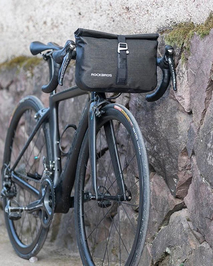 ROCKBROS 5-6L Bicycle Bag Waterproof Front Reflectice Tube Bike Bag MTB Large Capacity Handlebar Bag Front Frame Trunk Pannier