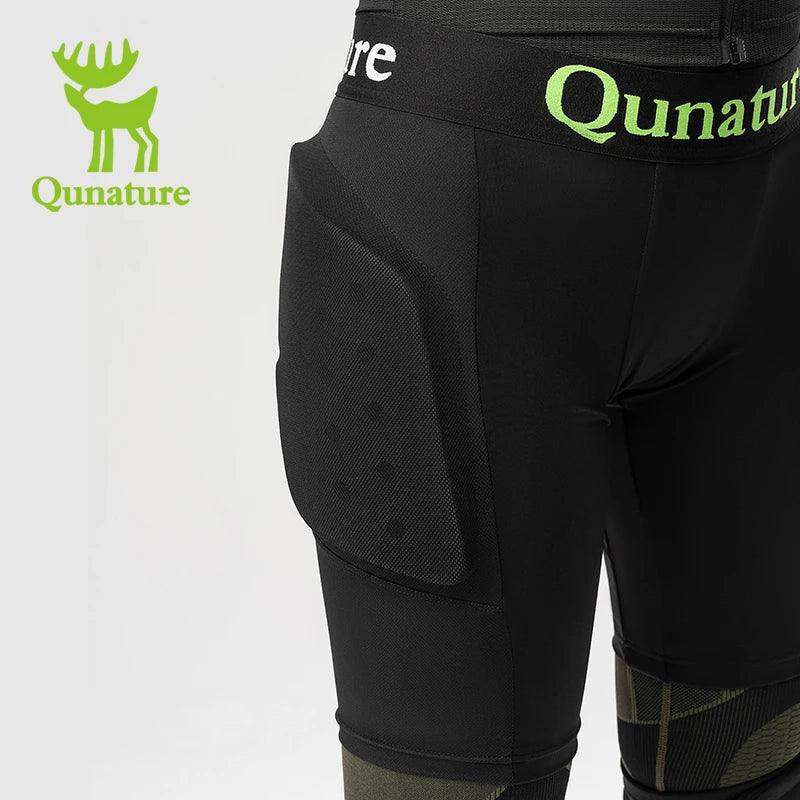 Qunature Ski Hip Protector Pants Adjustable Adult Sports Gear Shorts Snowboard Protection 3D Hip Pads for Motorcycle Skating