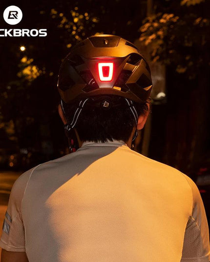 ROCKBROS  Mni Bike Light Waterproof USB Rechargeable Helmet Taillight Lantern For Bicycle LED Safety Night Riding Tail Light