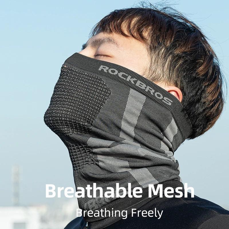 ROCKBROS Bike Mask Full Face Mask Balaclava Breathable Sun UV Protection Hiking Outdoor Sport Cycling Windproof Motorcycle Scarf