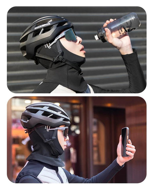ROCKBROS Scarf Warmer Fleece Balaclava Non-Slip Outdoor Sport Cycling Mask Windproof Caps Ear Neck Protection Thermal Sport Mask