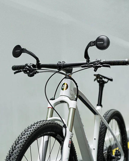 ROCKBROS Bicycle Mirror Handlebar Rear View Mirror Adjustable  Wide Range Back Sight Reflector Cycling Mirrors Bike Accessories