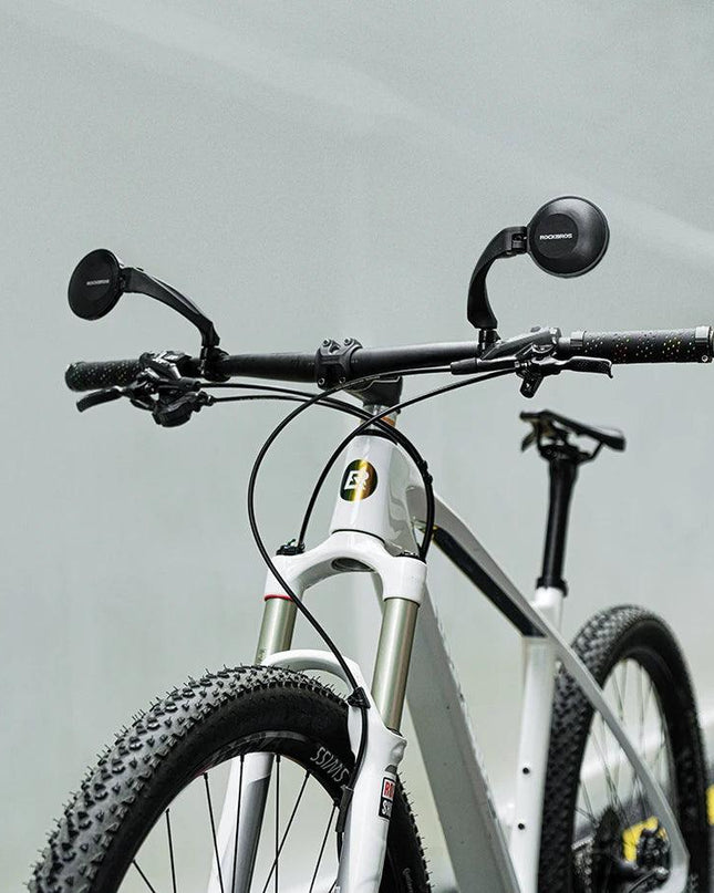 ROCKBROS Bicycle Mirror Handlebar Rear View Mirror Adjustable  Wide Range Back Sight Reflector Cycling Mirrors Bike Accessories