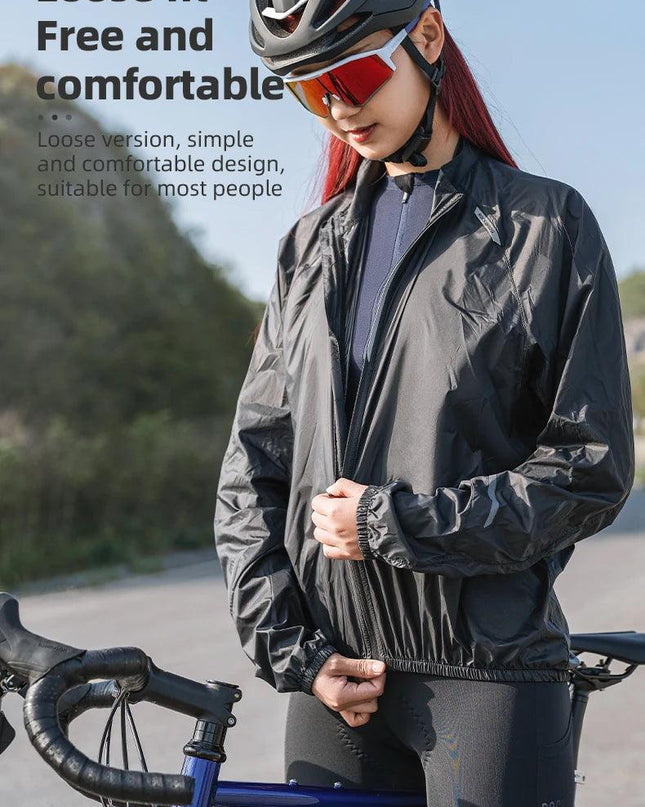 ROCKBROS Cycling Jacket Skin Clothing Ultralight Breathable Nylon Sunscreen Sportswear Sweat-absorbent Outwear Men Women Casual