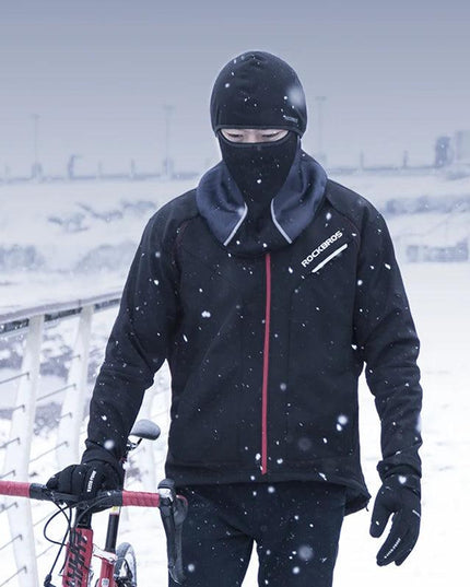 ROCKBROS Full Face Mask Warm Winter Scarf Balaclava Helmet Liner Fishing Skiing Hiking Bike Mask Windproof Breathable Headgear