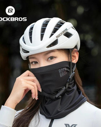 ROCKBROS Ski Mask Winter Warm Hiking Scarf Fleece Neck Scarf Camping Hiking Balaclava Cycling Face Mask Windproof Breathable