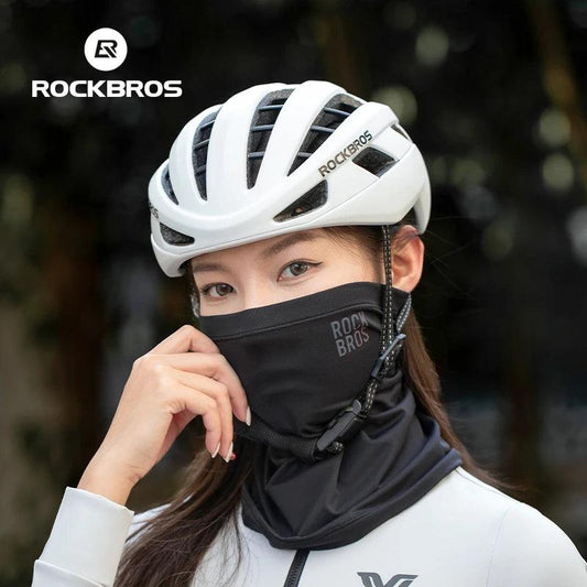 ROCKBROS Ski Mask Winter Warm Hiking Scarf Fleece Neck Scarf Camping Hiking Balaclava Cycling Face Mask Windproof Breathable