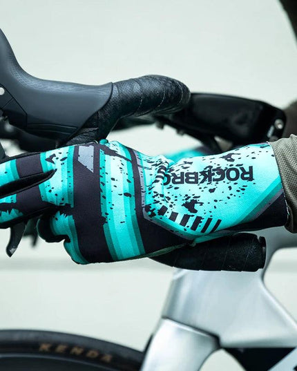 ROCKBROS Winter Cycling Gloves Ski Gloves Breathable Warmer MTB Bike Gloves Outdoor Motorcycle Riding Windproof Anti-slip Gloves
