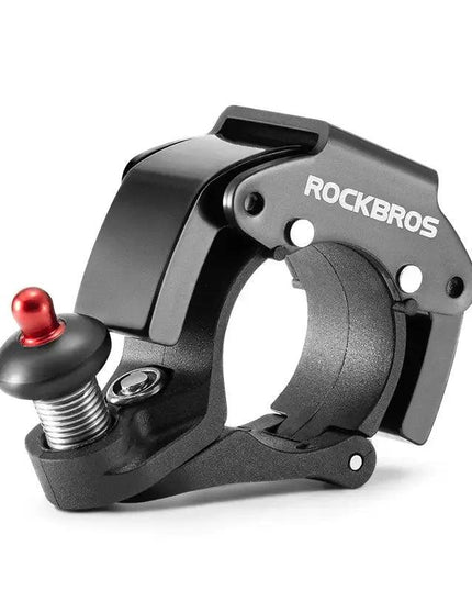 ROCKBROS Bicycle Bell Stainless Cycling Horn Mountain Road Anti-theft Alarm Horn Handlebar Bell Horn Classic Bicycle Accessories