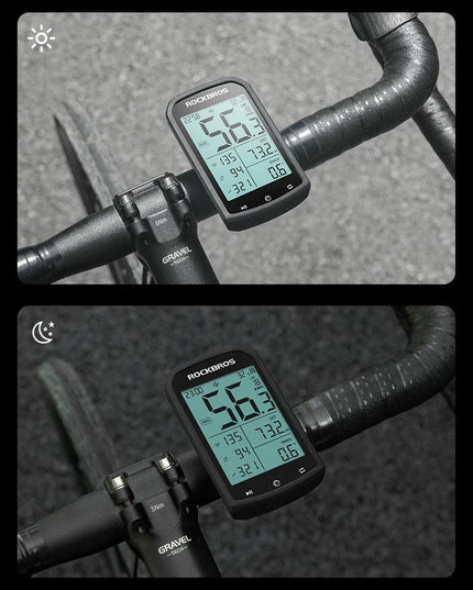 ROCKBROS  Bicycle Computer GPS 5.0 ANT Bluetooth Waterproof Wireless Cyclocomputer Speedometer Bike Stopwatch Bike Accessories
