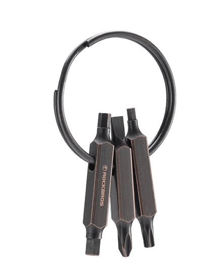 ROCKBROS ROAD TO SKY Keyring Tools Bicycle Multifunction Repairing  Aluminum Alloy Tool Portable Stainless Steel Bike Accessory