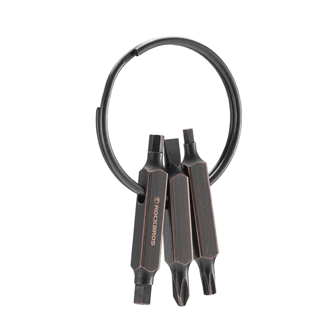 ROCKBROS ROAD TO SKY Keyring Tools Bicycle Multifunction Repairing  Aluminum Alloy Tool Portable Stainless Steel Bike Accessory
