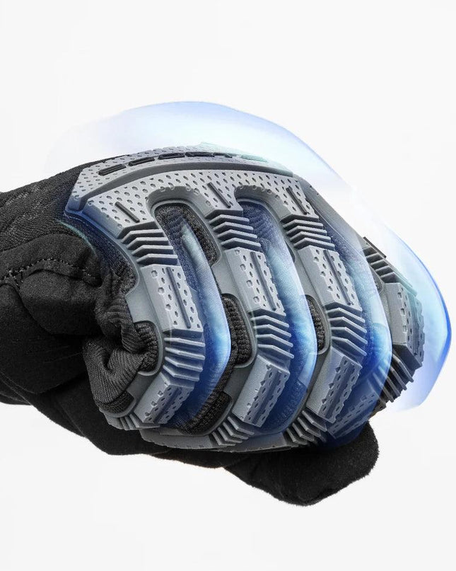 ROCKBROS Tactical Gloves SBR Thickened Pad Cycling Gloves Shockproof Breathable GEL Bike Gloves Winter Warmer Full Finger Sport