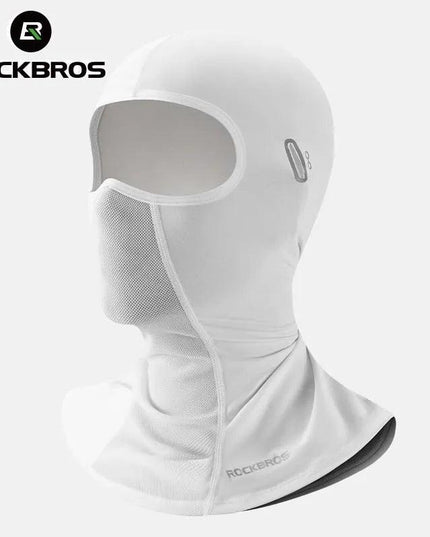 ROCKBROS UV Protection Face Cover Summer Cool Balaclava Ice Silk Anti-UV Cycling Full Face Cap Riding Headgear Masks Breathable
