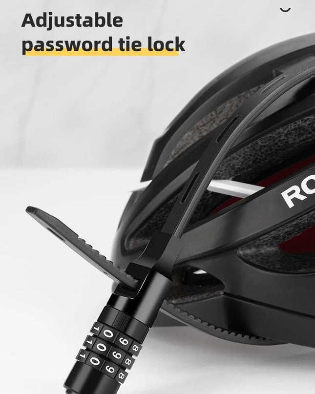 ROCKBROS Bicycle Lock 3 Digit Password Lock Anti-theft Portable Security Steel Chain Cycling Motorcycle Lock Bike Accessories