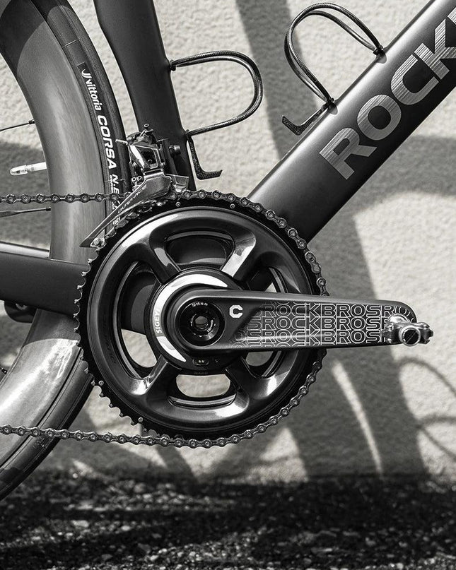 ROCKBROS Ultralight Carbon Fiber Bicycle Crank Chain wheel Spindle 162.5/165/167.5/170/172.5/175MM 52-36T  Transmission Systems