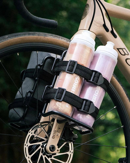 ROCKBROS Bicycle Front Fork Shelf With Bike Fork Bag MTB Road Cycling Racks Load Bearing Luggage 2.7LPortable Bike Bag Accessory