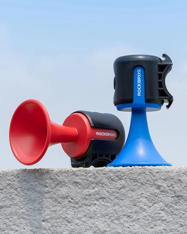 ROCKBROS Bike Bell Electronic Loud Horn ABS 120db Safety Electric Bell IPX4 Speaker Alarm Ring Bicycle Handlebar Warning Bell