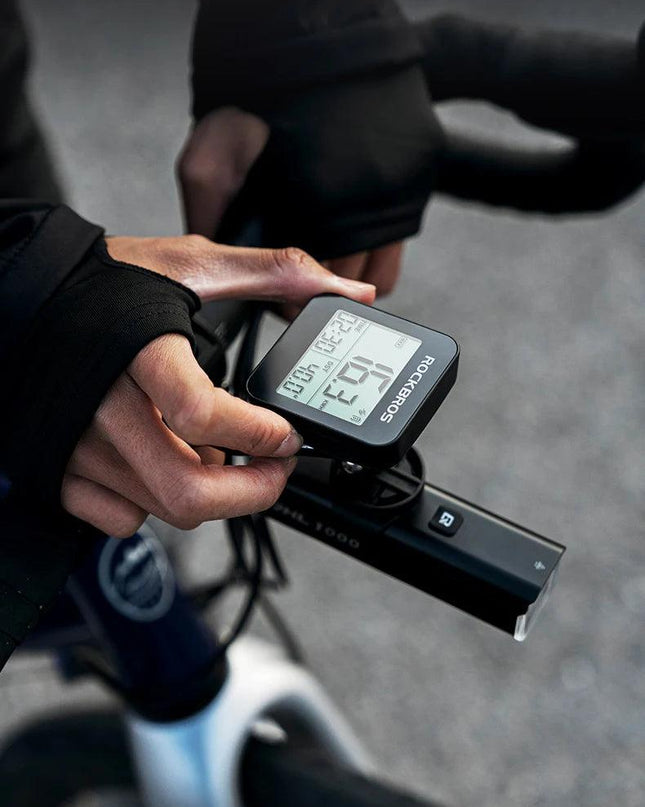 ROCKBROS Bike Computer GPS Speedometer Road Bike MTB Waterproof Automatic Digital Stopwatch Cycling Odometer Cycling Computer