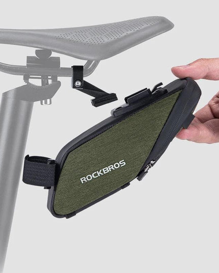 ROCKBROS Bicycle Saddle Bag Portable Waterproof Cycling Seat Tail Bag MTB Road Bike Storage Bag Seatpost Backpack With Mudguard