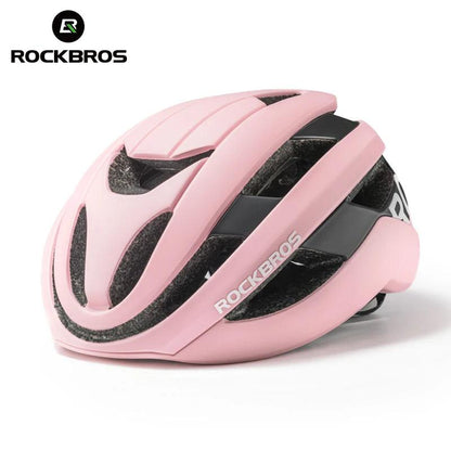 ROCKBROS Cycling Helmet Ultralight Safety Road Mountain Bike Helmet Adjustable Intergrally-molded Outdoor Racing Road Helmet