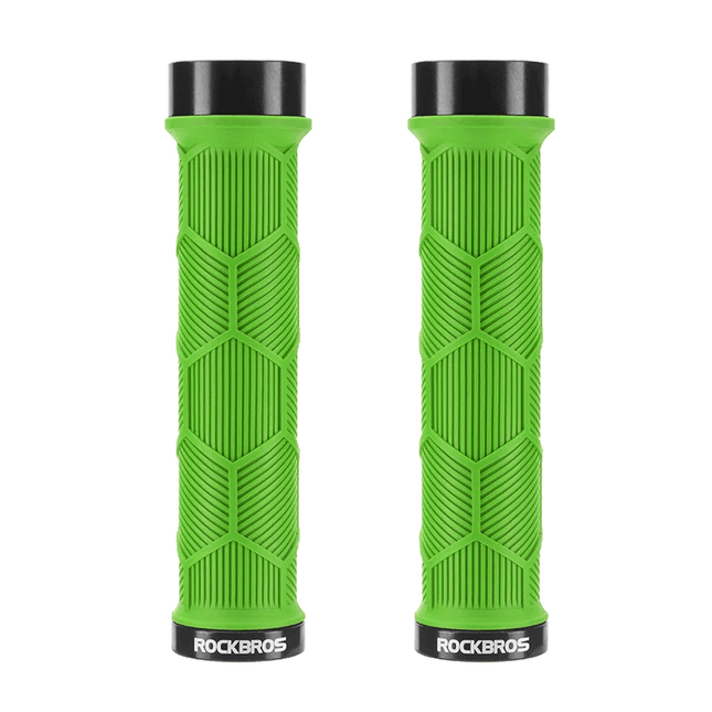 ROCKBROS Bike HandleBar Grip Silicone Non-Slip Bike Handle Cover Ultralight Anti-skid Bike Handle Alloy Cycling Accessories