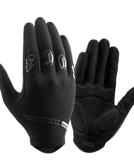 ROCKBROS Cycling Gloves Breathable Non-slip MTB Road Bike Gloves Touch Screen Outdoor Gym Fitness Fishing Bike Training Glove