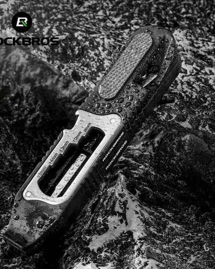 ROCKBROS Bicycle Wrench Set High Strength Multifunctional Portable Bicycle Tire Levers Ratchet Wrench Kit Bike Tire Prying Rod