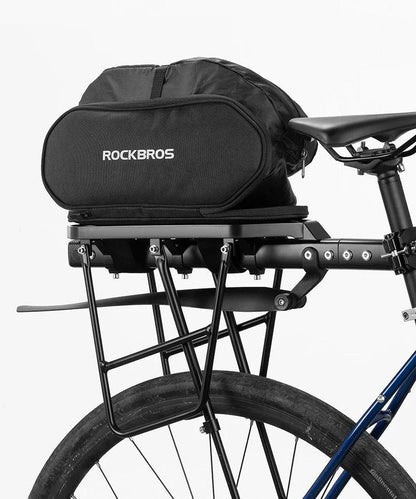 ROCKBROS Multifunctional Rear Seat Bag Universal Saddle Bag Back Rack 5L Capacity Seat Bag Expandable Cycling Luggage Trunk Bags