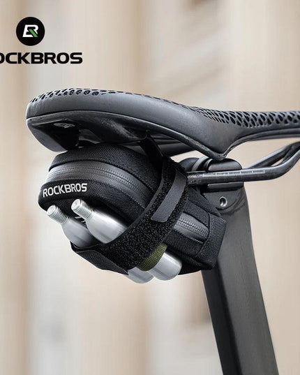 ROCKBROS Mini Bicycle Saddle Bag Lightweight Small 0.35L Bike Bag Portable Multi function Hand Bags Cycling Bag Bike Accessories