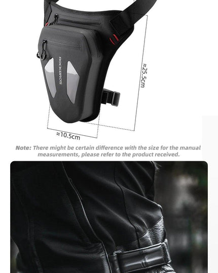 ROCKBROS Motorcycle Cycling Leg Bag Reflective Crossbody Waist Bags Outdoor Package Bag Adjustable Waterproof Moto Equipment