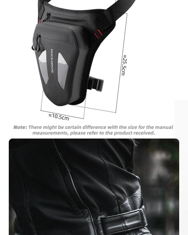 ROCKBROS Motorcycle Cycling Leg Bag Reflective Crossbody Waist Bags Outdoor Package Bag Adjustable Waterproof Moto Equipment