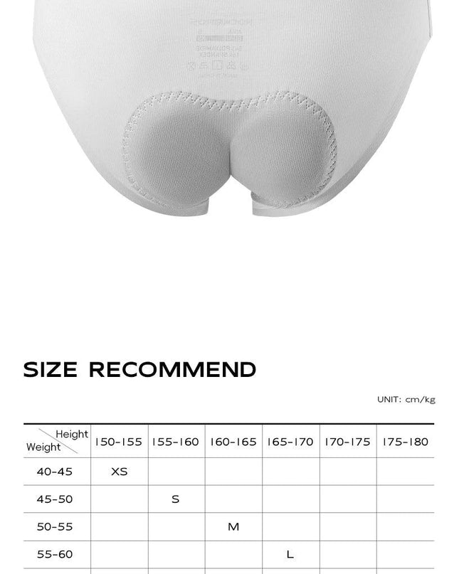 ROCKBROS Women Cycling Underwear Padded Shockproof Mountain MTB Bicycle Shorts Comfortable Underwear Tights Women Shorts