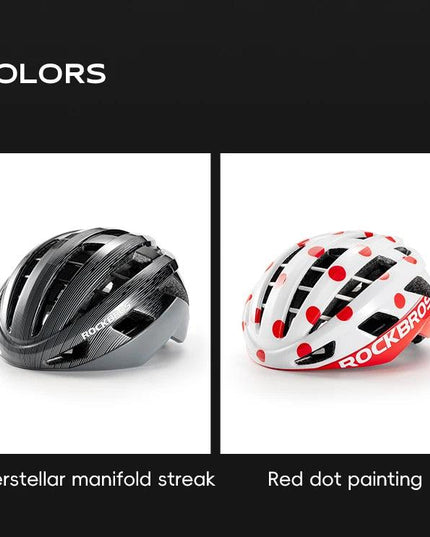ROCKBROS Cycling Helmet Ultralight Fashion Breathable MTB Road Bicycle Helmet Men Women Suit 54-62CM Racing Bike Equipments ﻿