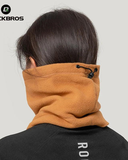 ROCKBROS Winter Scarf Hats Fleece Windproof Balaclava Hiking Warm Mask Bandana Ear Neck Cover Thermal Camping Sport Gear