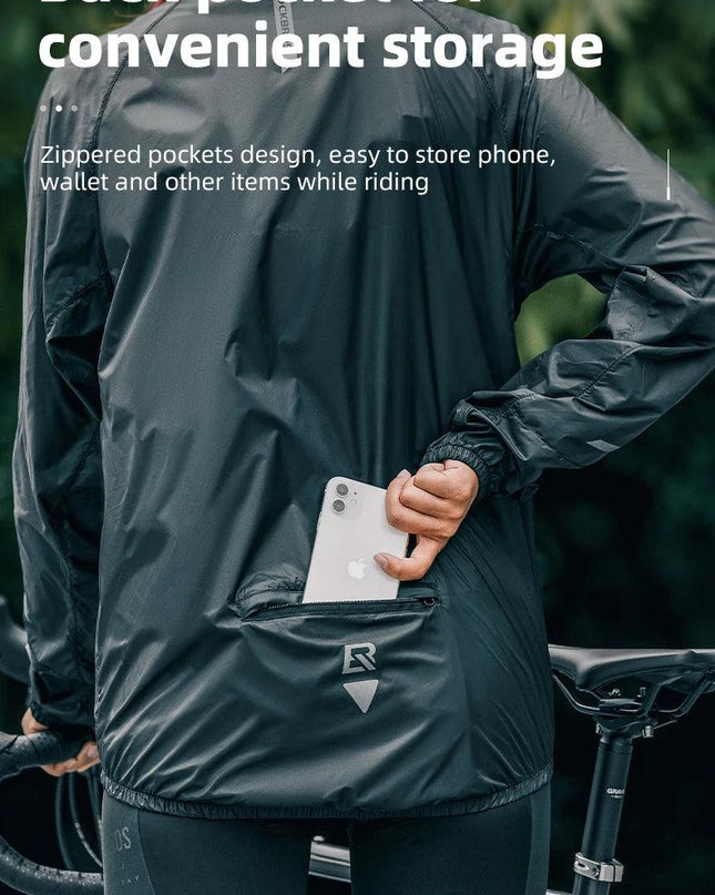ROCKBROS Cycling Jacket Skin Clothing Ultralight Breathable Nylon Sunscreen Sportswear Sweat-absorbent Outwear Men Women Casual