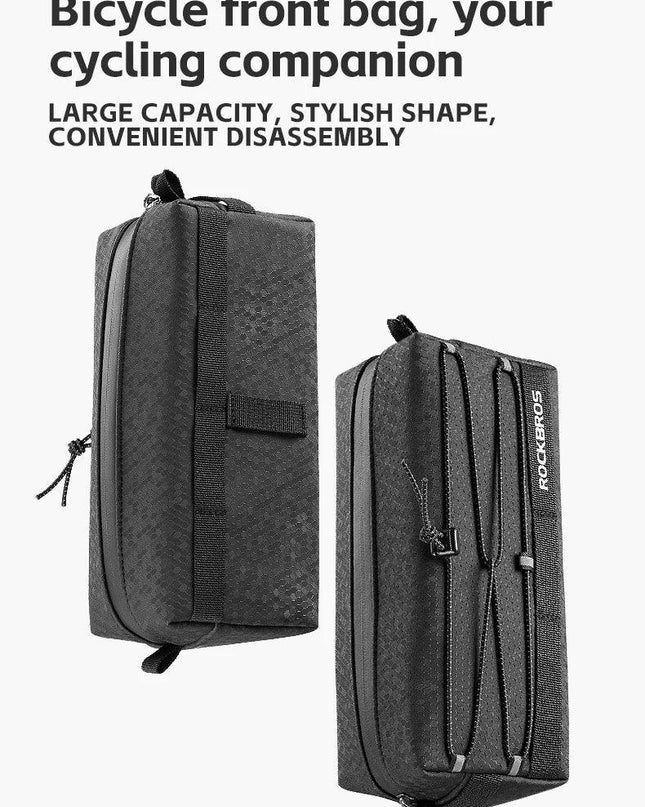 ROCKBROS Bicycle Front Bag Large Capacity Storage Case MTB Road Cycling Bicycle Handlebar Multifunction Basket Bike Accessories