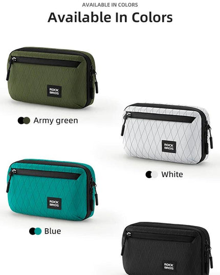 ROCKBROS Bicycle Bag Portable Lightweight MTB Road Bike Handlebar Bag 2.1L Big Capacity Multifunctional Riding Shoulder Bag