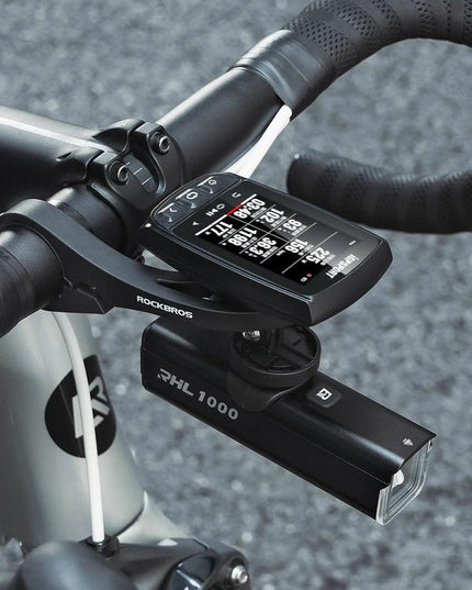 ROCKBROS Bike Light 1000LM Type-C Charging MTB Road Cycling Highlight Bike Light Front Lamp 4500mAh IPX6 Bicycle Accessories