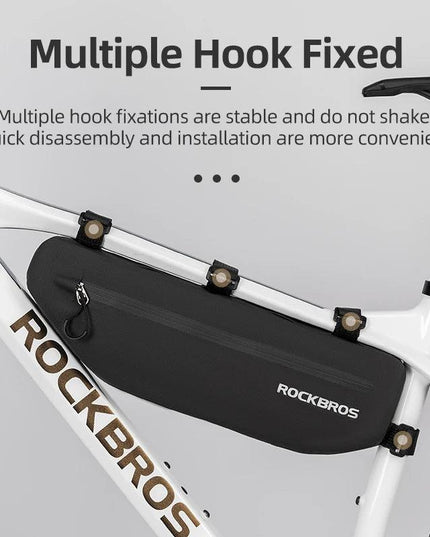ROCKBROS Cycling Bicycle Bags Top Tube Front Frame Bag Waterproof MTB Road Triangle Pannier Dirt-resistant Bike Accessories Bags