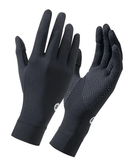 ROCKBROS Fishing Gloves Sunscreen Anti UV Gloves Outdoor Breathable Driving Gloves Non-Slip Summer UPF50+ Cycling Gloves Thin