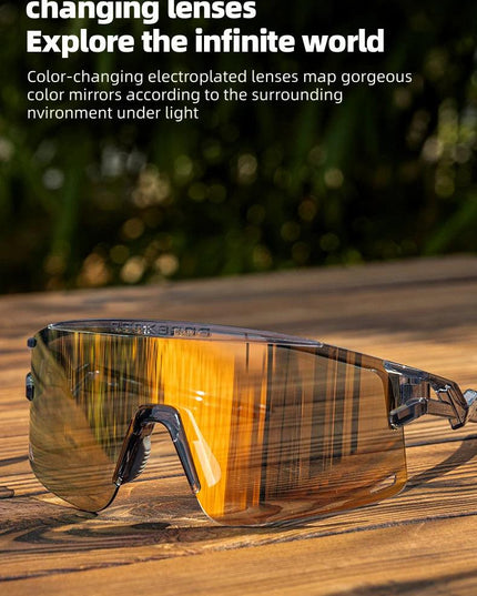 ROCKBROS New Cycling Glasses Ultralight Photochromic Anti-Fog Cycling Sunglasses MTB Road Outdoor Sports UV Protection Goggles ﻿