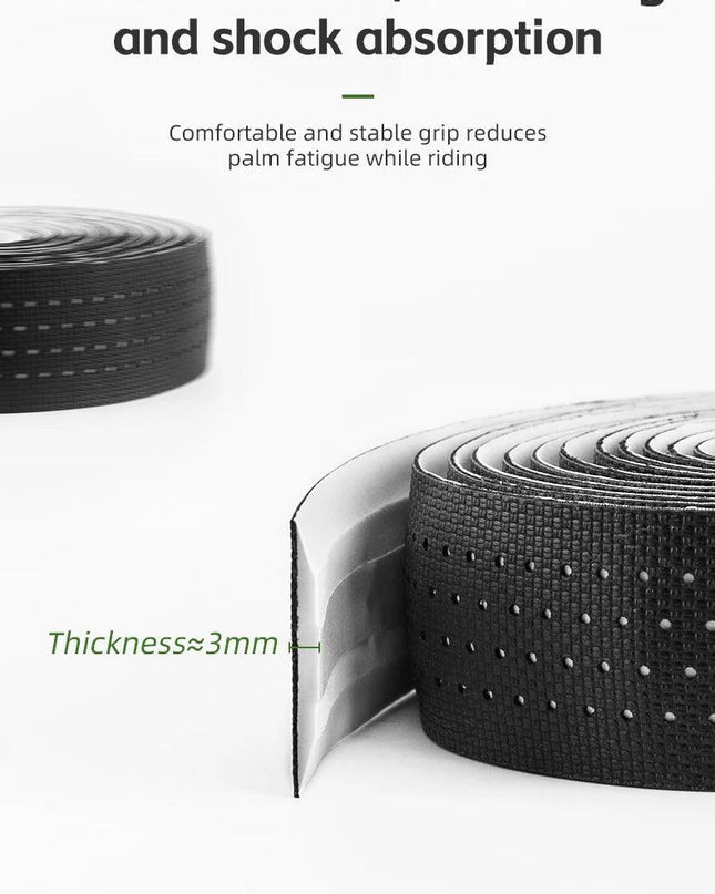 ROCKBROS Road Bike Handlebar Tape Breathable Anti-slip Shock Absorbing Belt Winding Straps Soft Wear-Resistant Cycling Strap