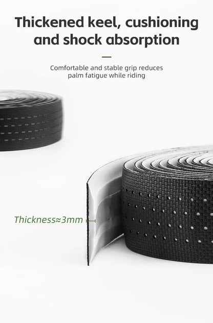 ROCKBROS Road Bike Handlebar Tape Breathable Anti-slip Shock Absorbing Belt Winding Straps Soft Wear-Resistant Cycling Strap