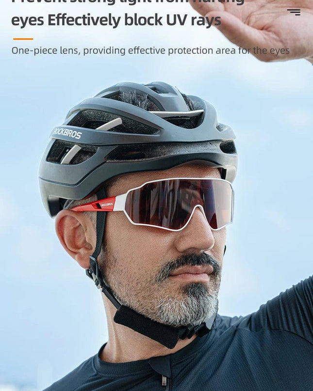 ROCKBROS Bike Photochromic Glasses Sports Sunglasses Men Women UV400 Anti-ultraviolet Goggles Cycling Fishing Outdoor Eyewear